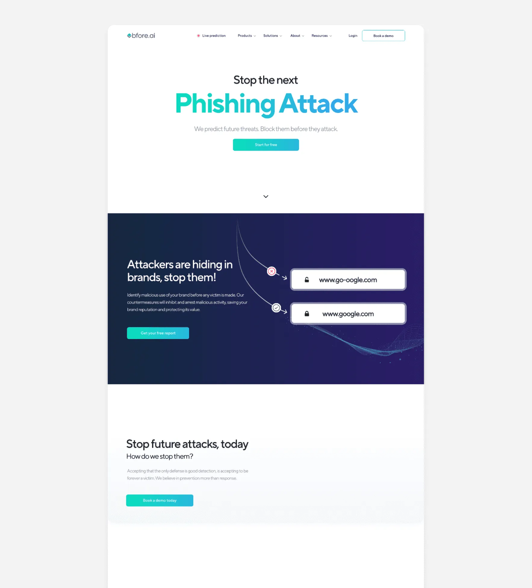 BforeAI New Dashboard