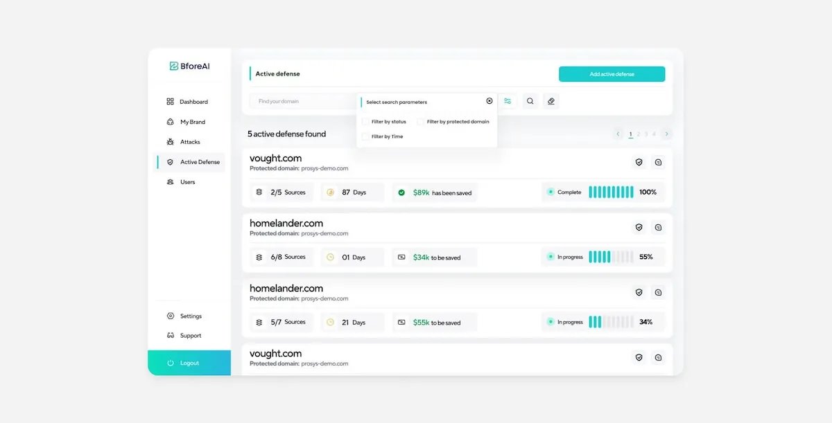 BforeAI Detail View 1